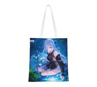 40.6 X 38.0 cm Canvas Totes Hand Shopping Bag With All Role's Print Genshin Impression For Daily Impact Shopping Shoulder Bag