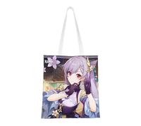 40.6 X 38.0 cm Canvas Totes Hand Shopping Bag With All Role's Print Genshin Impression For Daily Impact Shopping Shoulder Bag