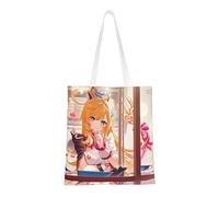40.6 X 38.0 cm Canvas Totes Hand Shopping Bag With All Role's Print Genshin Impression For Daily Impact Shopping Shoulder Bag
