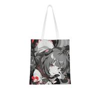 40.6 X 38.0 cm Canvas Totes Hand Shopping Bag With All Role's Print Zenless Zone Zero Impression For Daily Shopping Shoulder Bag