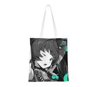 40.6 X 38.0 cm Canvas Totes Hand Shopping Bag With All Role's Print Zenless Zone Zero Impression For Daily Shopping Shoulder Bag