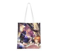 40.6 X 38.0 cm Canvas Totes Hand Shopping Bag With Honkai Star Rail All Role's Print Impression For Daily Shopping Shoulder Bag