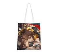 40.6 X 38.0 cm Canvas Totes Hand Shopping Bag With Honkai Star Rail All Role's Print Impression For Daily Shopping Shoulder Bag