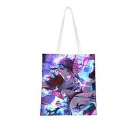 40.6 X 38.0 cm Canvas Totes Hand Shopping Bag With Honkai Star Rail All Role's Print Impression For Daily Shopping Shoulder Bag