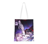 40.6 X 38.0 cm Canvas Totes Hand Shopping Bag With Honkai Star Rail All Role's Print Impression For Daily Shopping Shoulder Bag