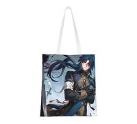 40.6 X 38.0 cm Canvas Totes Hand Shopping Bag With Honkai Star Rail All Role's Print Impression For Daily Shopping Shoulder Bag