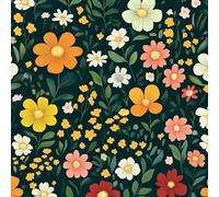 40×600cm Papier Peint Fleurs Vintage Papier Peint Adhesif Mural Chambre Papiers Vinyle Adhesif Pour Meubles Plantes De La Jungle, Fleurs Et Feuilles Vertes Rouleau Decoratif Mural Salle De Bain