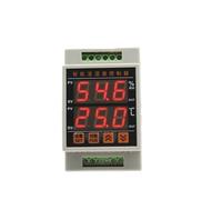 -40~85'C 0.0~99.9% RH 35mm Thermostat et hygromètre numérique din avec capteur régulateur de température et d'humidité Din