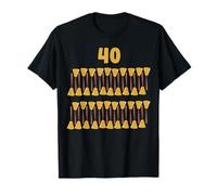 40 ans,40 Balais Anniversaire Humour Homme Femme Collegue T-Shirt