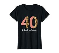 40 ans et fabuleux 40e anniversaire Léopard T-Shirt