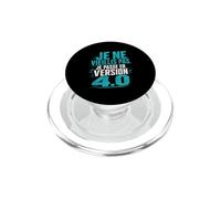 40 Ans Homme Je Ne Vieillis Pas Je Passe en Version 4.0 PopSockets PopGrip pour MagSafe