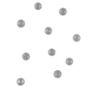 40 Boules de décoration pailletées argent 12 mm - Argent