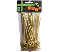 Eco-Import bâtonnets à cocktail 15 cm vert bambou 40 pièces