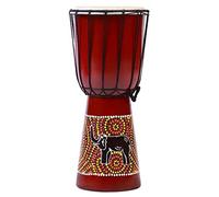 40 cm débutant djembé Tambour Bongo Bois coloré Peint éléphant Africa Art