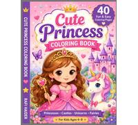 40 Cute Princess Coloring Pages | Printable PDF Digital Download