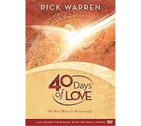 40 Days of Love, Undefined Rick Warren (Auteur)