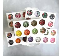 40 designs uniques de saupoudres d'argile pour travaux manuels, scrapbooking et cartes | Parfait pour les projets de vacances et les créations faites à la main | Lot de 5, 8 motifs dans chaque lot -