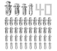 40 Ensembles Cheville Expansion Cheville Placo Chevilles Placo Cheville Beton Chevilles Cheville Parpaing Creux M4 M5 M6 M8 pour la Fixation de Tôles Murs Portes Fenêtres Blocs Creux