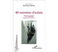 40 entretiens d'artistes