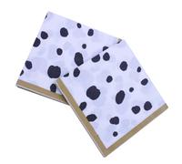 40 Feuilles Serviettes de Table Imprimées Vache en Papier | Pâte de Bois, Usage Maison et Rassemblement, Motif Animal, Format Décoratif, Lot de Table
