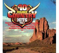 40 Golden Country Hits 1 - George Jones, Jerry Lee Lewis, Johnny Cash, Hank Locklin.. / Vinyl record [Vinyl-LP]