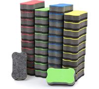 40 Gommes Magnétiques Pour Tableau Blanc En 4 Couleurs ¿ Mousse Non Toxique En Forme D'os, Idéales Pour Une Utilisation En t Au Bureau