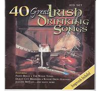 40 Great Irish Drinking Songs by 40 Great Irish Drinking Songs [Audio CD] NEUF