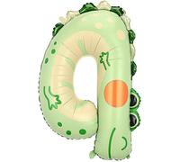 40 Inch Balloon Number Birthday 4 Milk Crocodile Design, 0-90 Number Decoration Birthday Party, Supports Helium