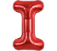 40 Inch Large Red I - Letter Balloon Large Helium Balloon, Aluminum Foil Polyester Film Large Balloon Letter Birthday Party Birthday Decorative Items For Valentines Day
