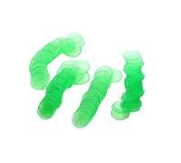40 jetons de bingo verts en plastique transparent - Idéal pour les jeux, les leçons de mathématiques, les activités de comptage et l'utilisation en classe