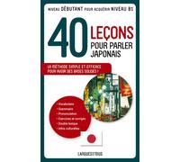 40 leçons pour parler japonais - Hidenobu Aïba - Pocket - Poche - Méthode de langue