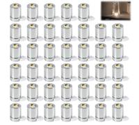 40 lumières Mini LED, Lampes LED avec Batterie intégrée, lumière Micro pour Bricolage, Miniatures, vitrines, Maisons de poupées, Accessoires de déco, projets créatifs, éclairage Chaud, adhésif fourni