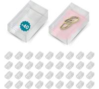 40 Mini Boîtes en Acétate Transparent 30x20x50 mm | Bonbonnière en Plastique : Dragées, Macarons, Gateaux