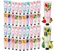 40 Pack Crèmes pour Les Mains Coffret Cadeau de Noël pour Les Mains Sèches et Craquelées, Crème Hydratante, Le Jour et La Nuit - Le Corps s'absorbe Rapidement, Bonne Odeur, Pas d'huile (1200 ml)