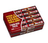 40 Packs Wrigley's Big Red Cinnamon Chewing Gum by Wrigley's