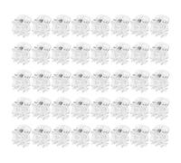 40 Parties Transparentes À Trois Têtes À Trois Têtes, À 1, 5 Cm De Rayures À Trois Têtes, À Mini-Clips De Cheveux, À Petites Pinces À Cheveux, À Des Pinces À Cheveux Pour Enfants.