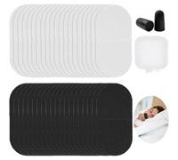¿40 Patchs Buccaux Anti-Ronflement Avec 1 Paire De Bouchons D'oreilles En Mousse-Solution Pour Hommes,Favorise La Respiration Nasale.