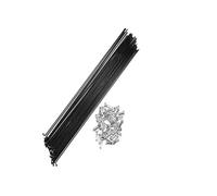 40 Pcs 14G foyBicycle Spokes & Nipples Set - 260/278/286/292/297/300mm Steel Spokes - Universal Wheel Spokes for Mountain Bike, Road Bike & City Cycles - Complete Wheel Repair Kit(40 Pcs 297mm)