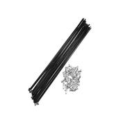 40 Pcs 14G foyBicycle Spokes & Nipples Set - 260/278/286/292/297/300mm Steel Spokes - Universal Wheel Spokes for Mountain Bike, Road Bike & City Cycles - Complete Wheel Repair Kit(40 Pcs 300mm)