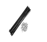 40 Pcs 14G foyBicycle Spokes & Nipples Set - 260/278/286/292/297/300mm Steel Spokes - Universal Wheel Spokes for Mountain Bike, Road Bike & City Cycles - Complete Wheel Repair Kit(40 Pcs 286mm)