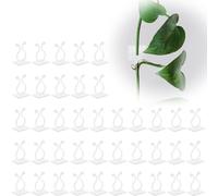 40 Pcs Clips de Fixation pour Plantes Grimpantes, Auto-adhésif Clip Mural Invisible, Rotin Vigne Supports de Stent pour Plantes, Fixation de Câbles de Bureau