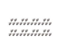 40 Pcs Connecteur Adaptateur Du Type F de Prise Femelle Jack A Souder de Panneau Monte