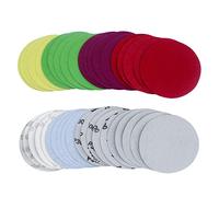 40 Pcs Disques de Ponçage Papier Abrasifs 125mm,Disques Abrasifs Ronds, Tampons de Ponceuse Orbitale Feuilles de Papier Abrasif pour Métal Bois - Grain 2000 2500 3000 4000 5000 7000 8000 10000