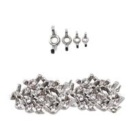 40 PCS Écrous Papillon Acier Écrous Papillon en Acier Inoxydable Assortiment Ecrou a Oreille M4 M5 M6 M8 - DKSFJKL