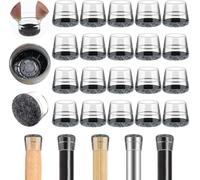 40 Pcs Embout Pied de Chaise, Patin de Chaise Élastique Protection Pied Chaise en Feutre, 14-20MM Tampon de Chaise pour Protéger Les Pieds de Table Éviter Les Rayures au Sol (Petit, Transparent)