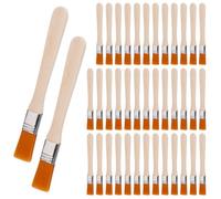 40 Pcs Petits Pinceaux Peinture, 13.5 cm Set de Pinceaux Plats, Pinceau Peinture Plat avec Manche en Bois 14 mm Largeur, Petit Pinceau Plat pour Meubles, Murs, Plafonds, Menuiseries, Clôtures