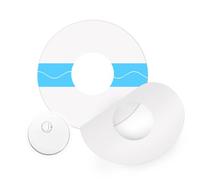 40 pièce capteur protect freestyle libre 3, Centre avec trou patch freestyle libre 3 protection capteur diabete imperméable, transparent capteur glycémie pour capteur Freestyle Libre