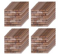 40 pièce Papier Peint 3D Brique Pierre Adhesif Mural Autocollant, Stickers Panneaux Muraux 3D Mural, Dalle Plaque PVC Adhesive Murale, Décorations Murales, Papier Peint Autocollants Décoratifs pour un