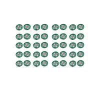 40 Pièces 1/4 w 0,25 w 8 Ohm 27MM Haut-Parleur Aimant Extérieur Rond Haut-Parleur, Amplificateur de Son, Accessoires pour Haut-Parleurs