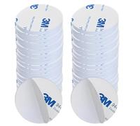 40 Pièces Adhesif Double Face Extra Fort Mousse, Pastille Adhesive Double Face Imperméables, Tampons en Mousse Adhésifs de Montage Robustes, pour la Maison, Bureau, Ronde (40mm)